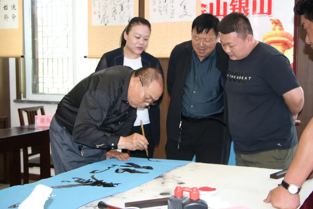 “笔墨诗心颂党恩”书法笔会献礼建党百年