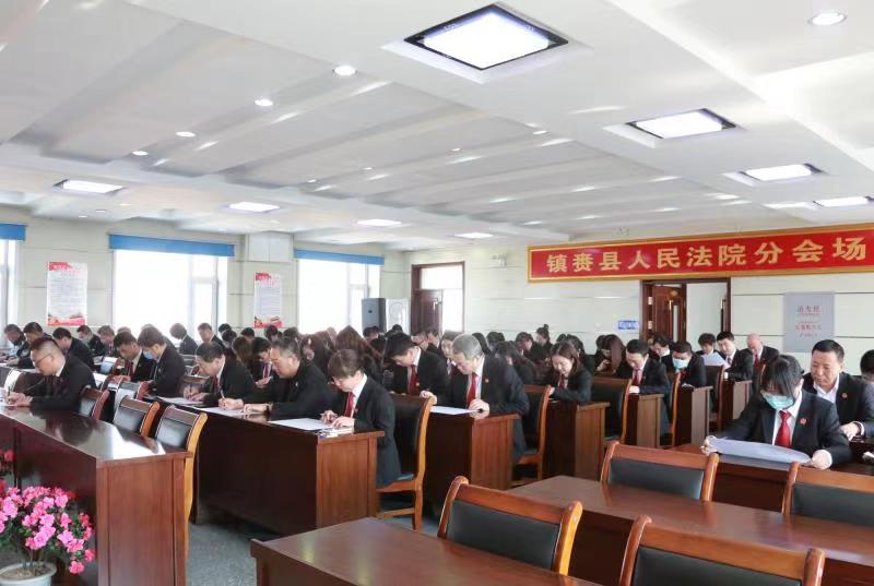 以考促学，闭卷考试，镇赉法院提升干警思想认识和理论水平