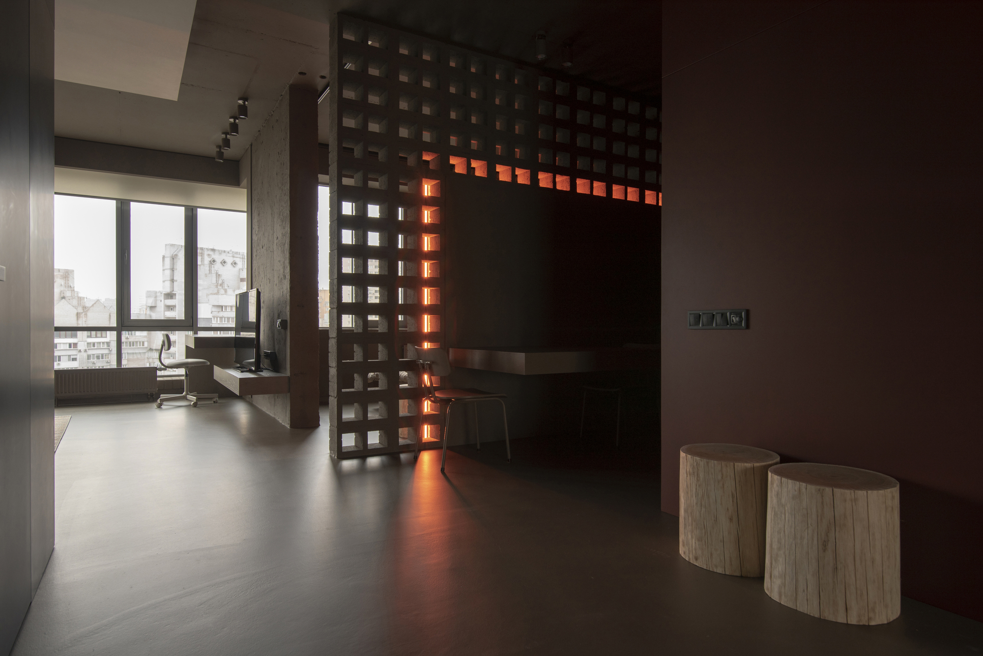 乌克兰58m²公寓，以劳尔色卡7006之名，把家当成生活的舞台