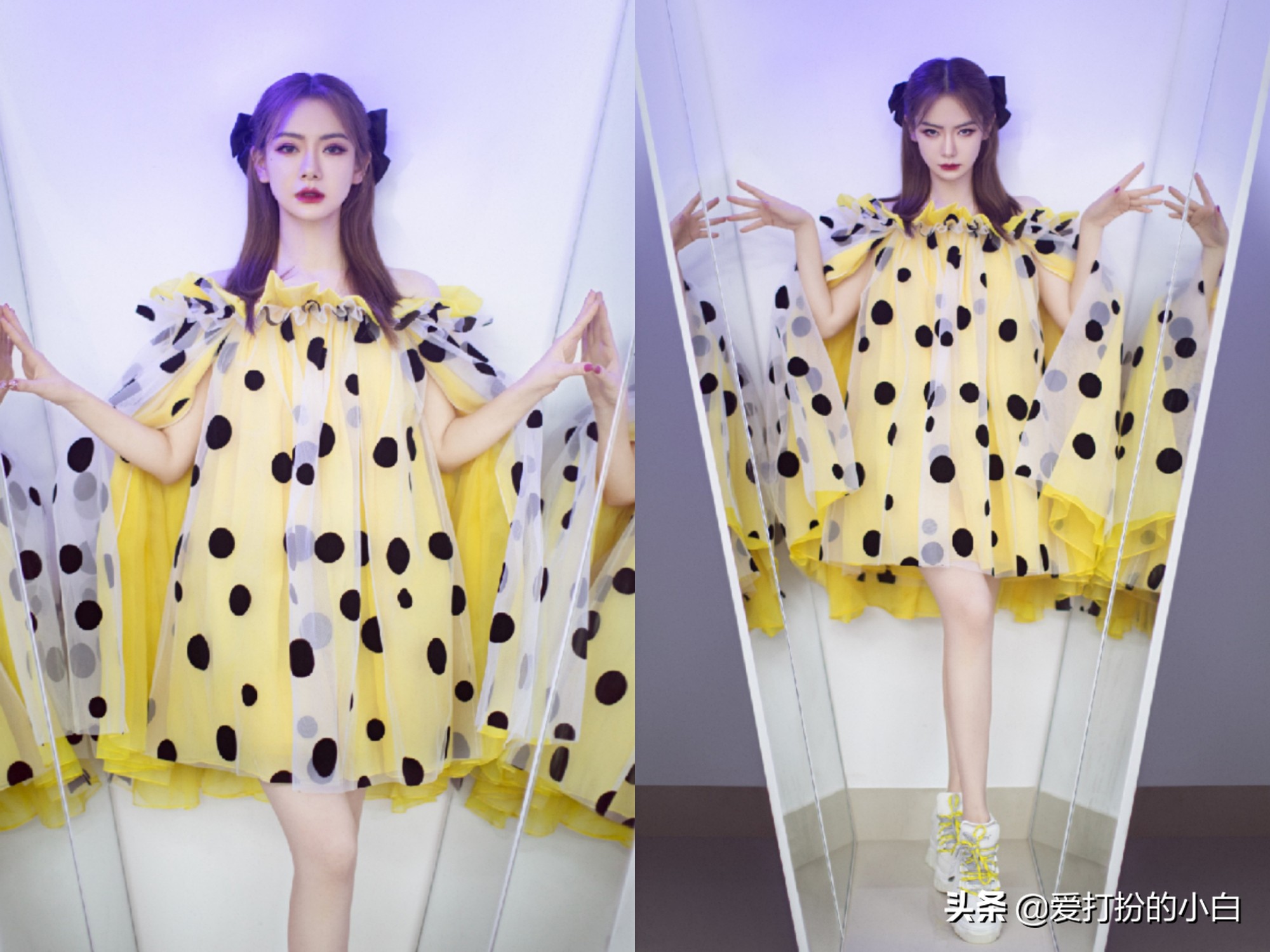 戚薇的衣服要没有一些看点，她都不会穿！时尚博主也是不容易