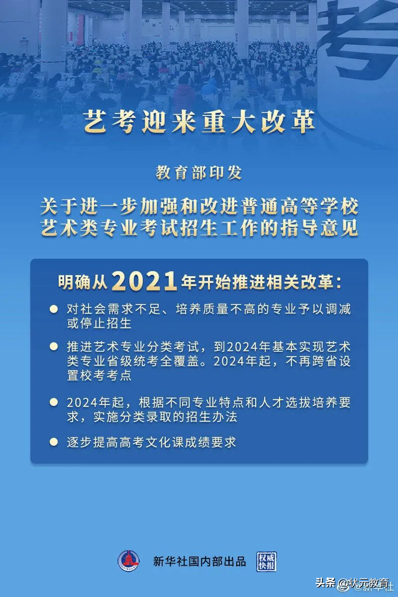 重磅！艺考迎来重大改革