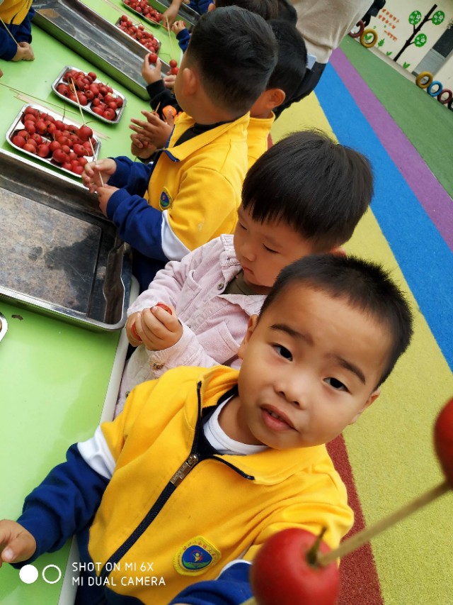 忆童年味道——八小幼儿园主题活动制作冰糖葫芦