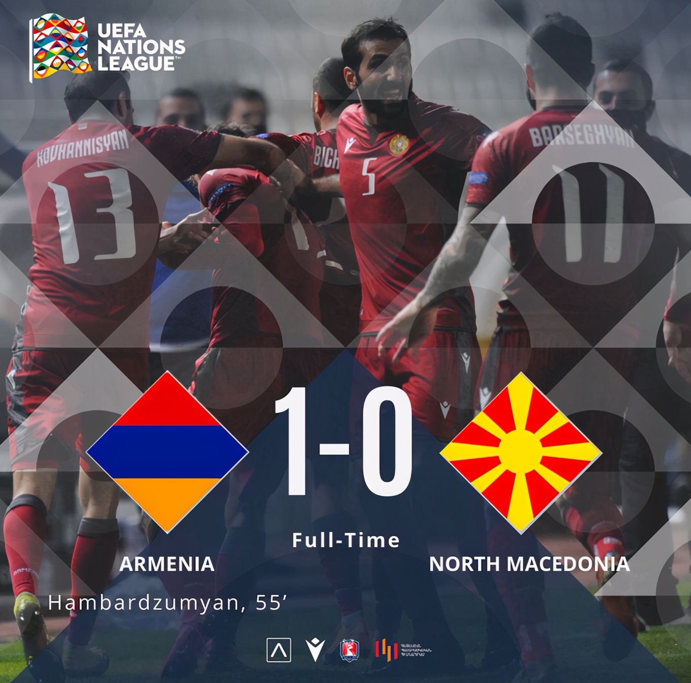 1-0！300万人口小国爆大冷！逆袭欧洲杯新军，全队狂欢庆祝
