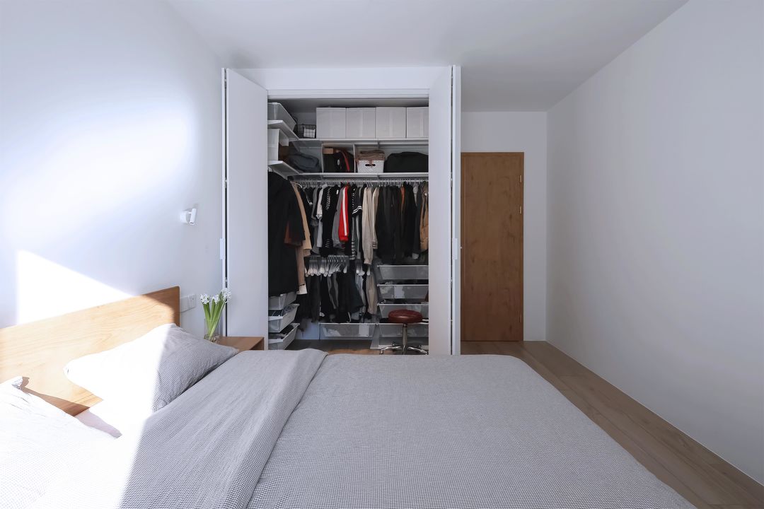 80㎡带庭院，全屋浅色调，极简风格，家居氛围太棒了