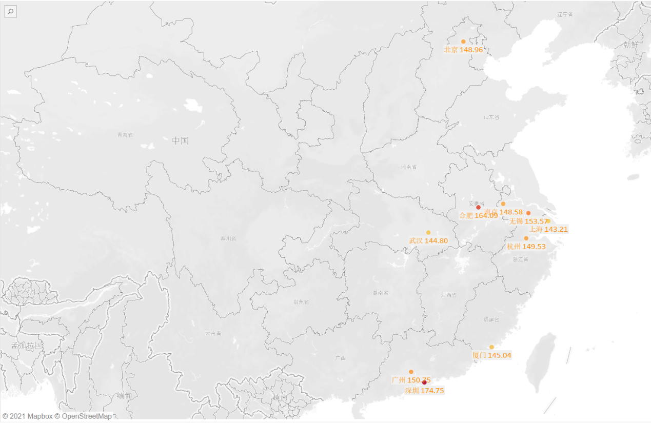 数据解读2020全国二手房价涨跌，深圳6年上涨74