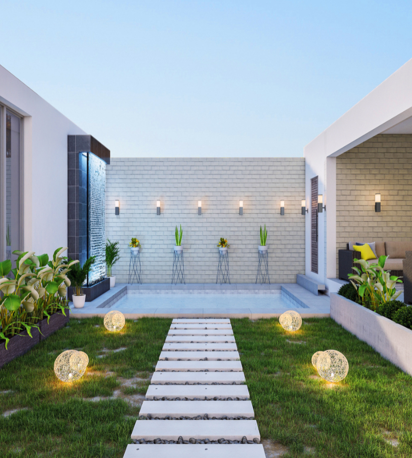 庭院设计：空旷的花园这么设计能让空间更丰富饱满，并且有设计感