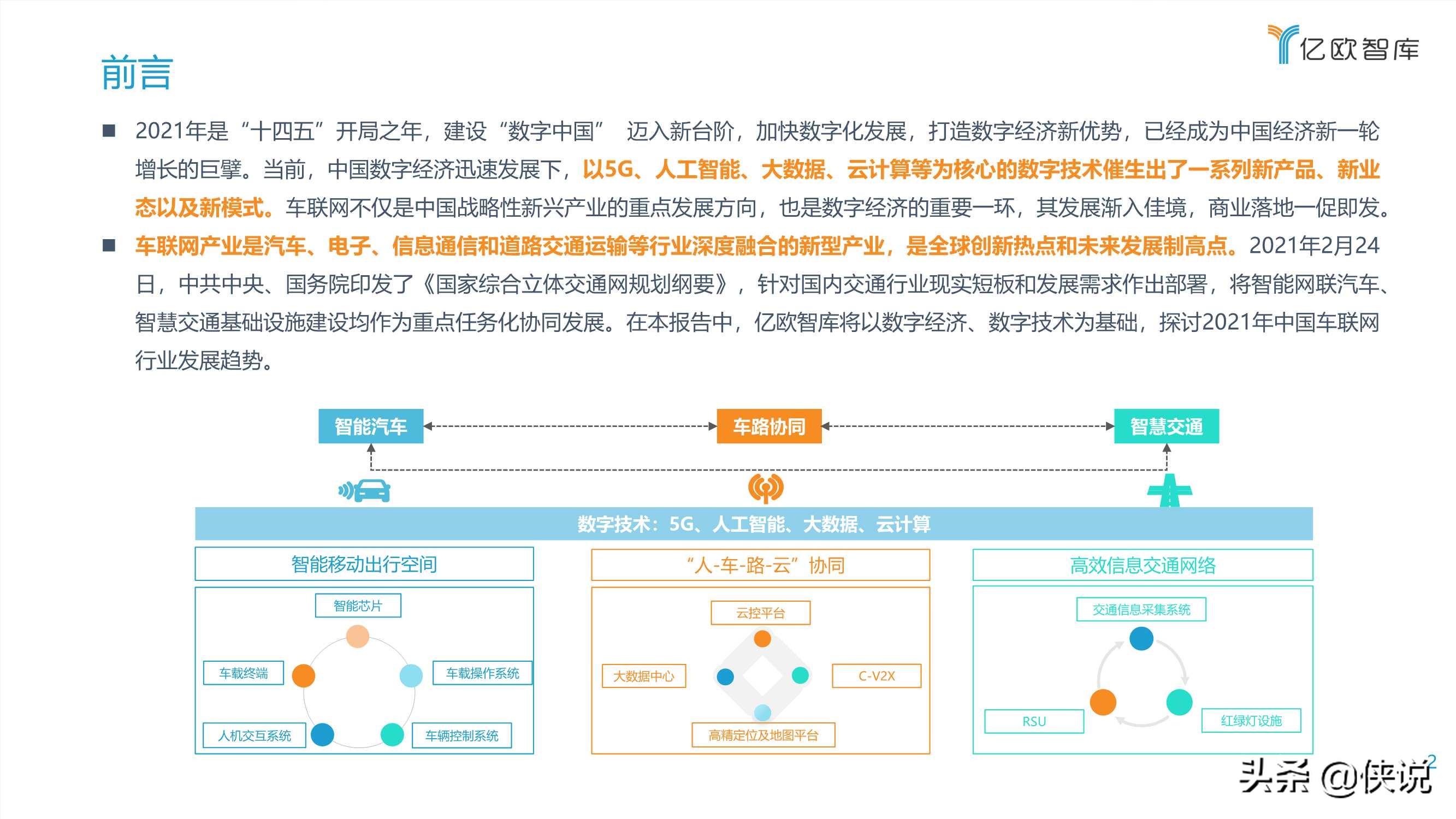 2021中国车联网行业发展趋势研究报告