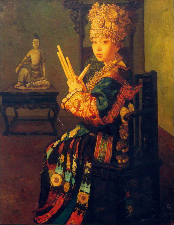 华丽而平淡，繁复而素净——著名画家「王俊英」油画作品欣赏