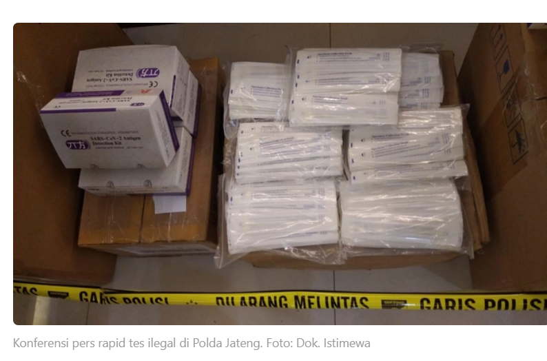 印尼非法"试剂盒"窝点被取缔，主犯或将获15年刑期