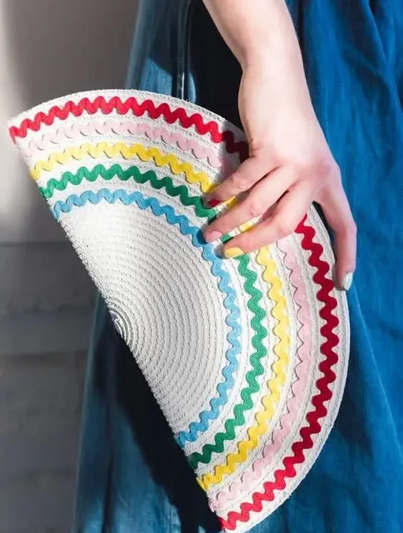 DIY手工制作：用餐垫做包包，装饰一下夏天美炸街就靠它了