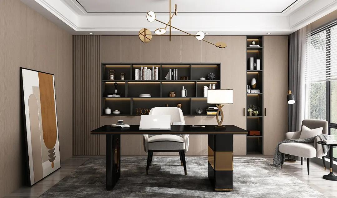 不费力气就能get的“角落书房”让小户型也能实现书房梦