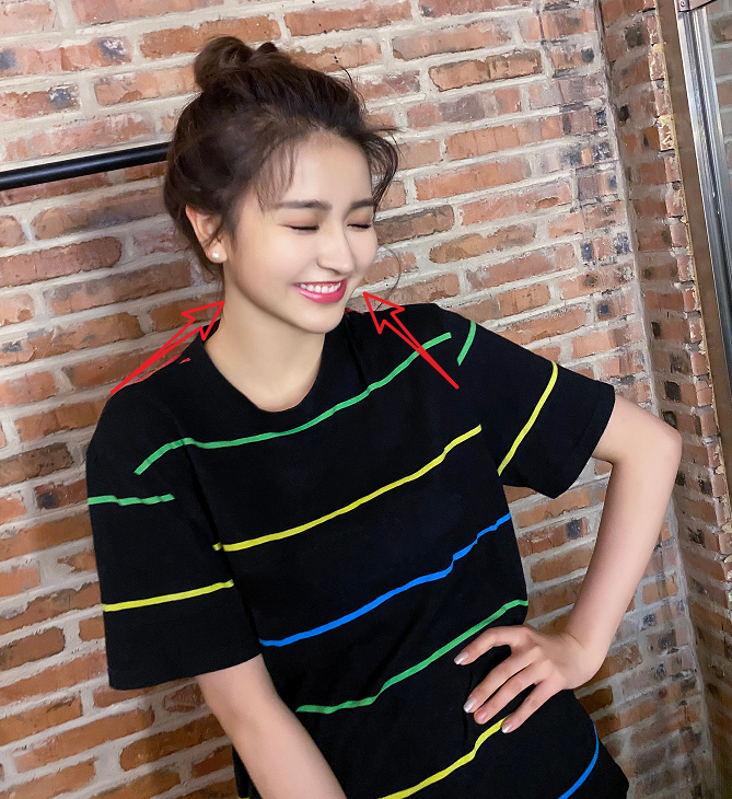 金子涵机场照生图显胖，照片放大三倍后，却发