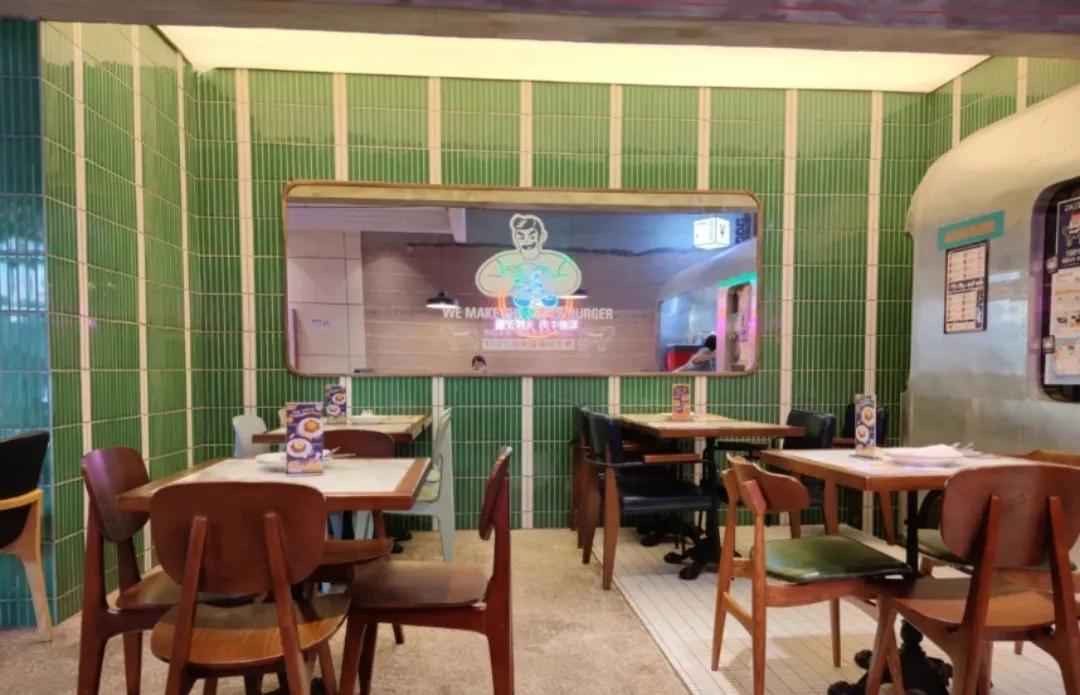 Shenzhen exceeds 5 times this inn of beautiful type hamburger, hamburger is not built to biscuit greatly