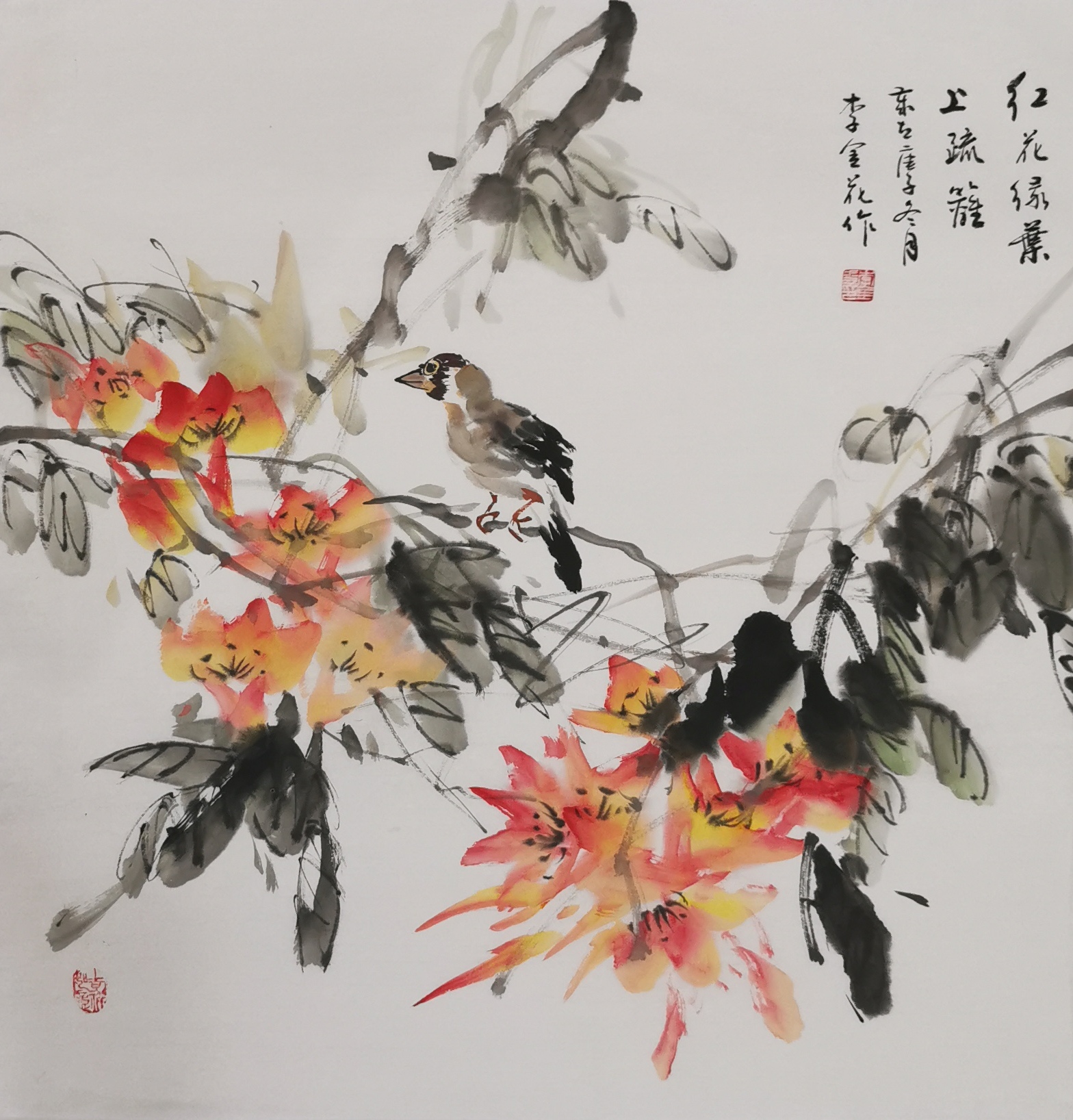 画家李金花老师作品选