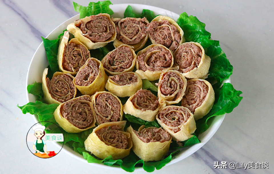 除夕年夜菜“豬肉蛋捲”，掌握2個竅門，蛋皮柔韌餡料鮮香，收藏