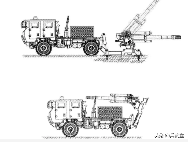 国产122卡车炮还有另类落地型，猛士和一汽竞争，搞出4个方案