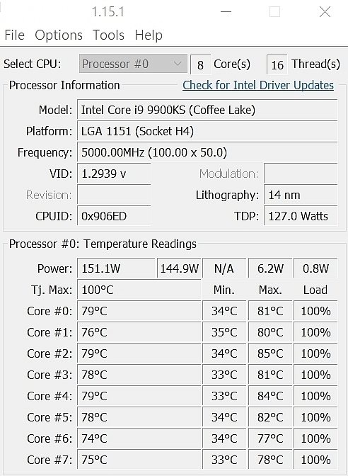 Intel Core i9-9900KS实测，5.2GHz水冷轻松上