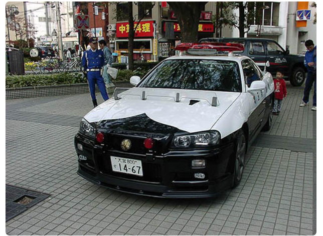 日本警车型号都在这了，丰田本田马自达，全是