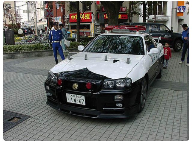 日本警车型号都在这了，丰田本田马自达，全是日本国产车