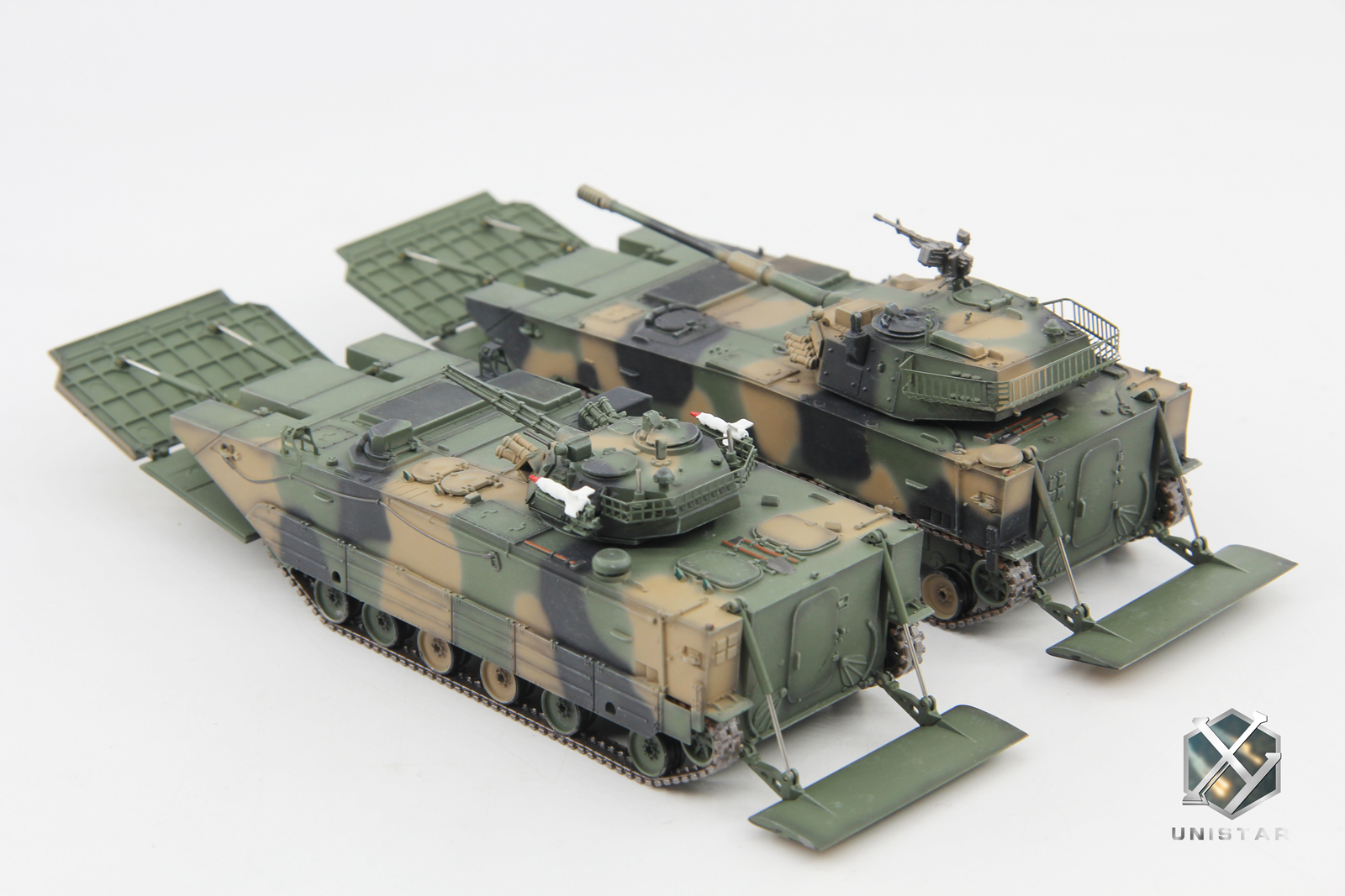Unistar推出1/72比例05式两栖系列战车