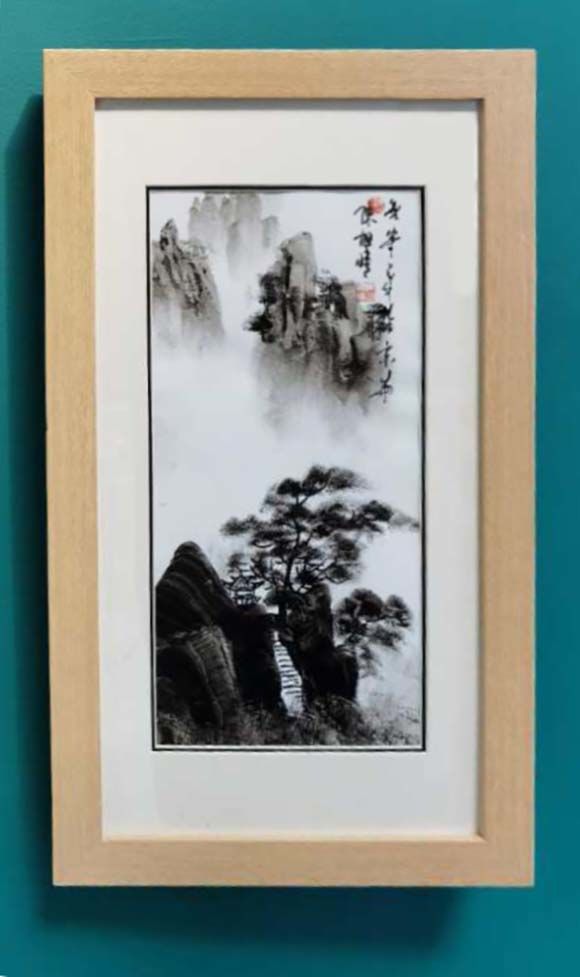 画家陈旭晴（诗翰）——山遥水远遗墨间，彼岸花开意连连