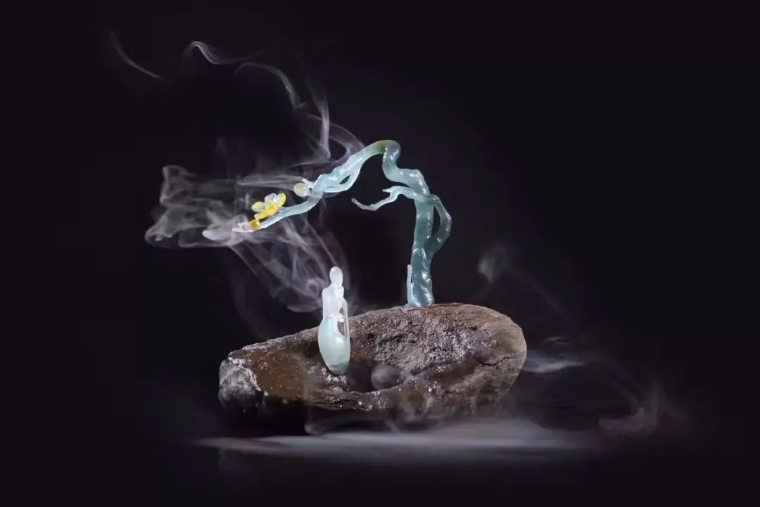 作品欣赏:禅意玉雕阐述着中式的禅佛意境,一种文人气质与自然艺术的