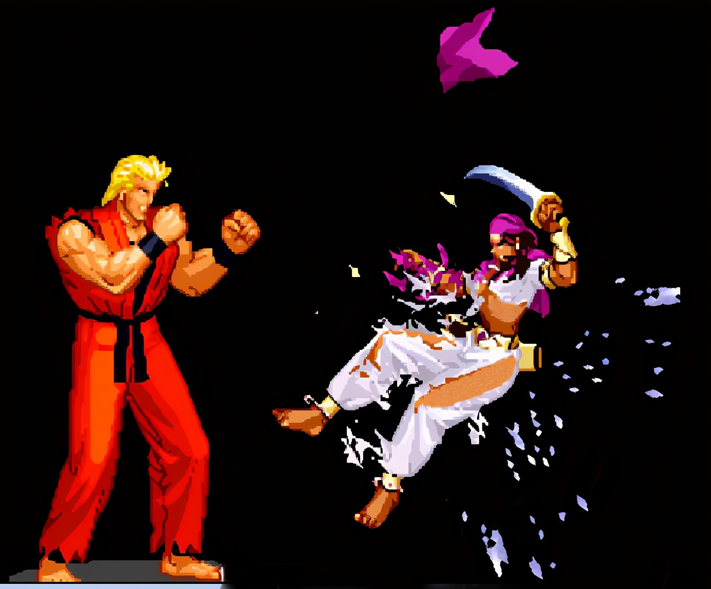 當(dāng)年玩街機(jī)游戲用過(guò)的騷操作，連女性NPC都不放過(guò)