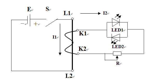 用發(fā)光二極管替代指針式萬用表測試電流互感器極性的方法