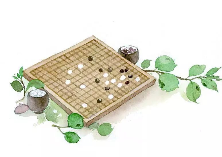 古风美物插画 | 裁为合欢扇，团团似明月
