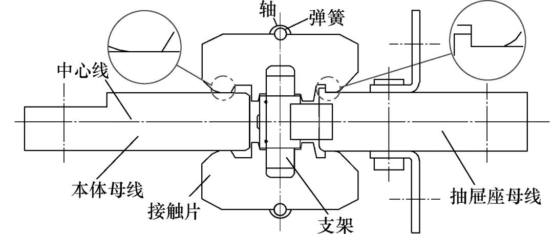 新型萬能式斷路器的橋型觸頭結構