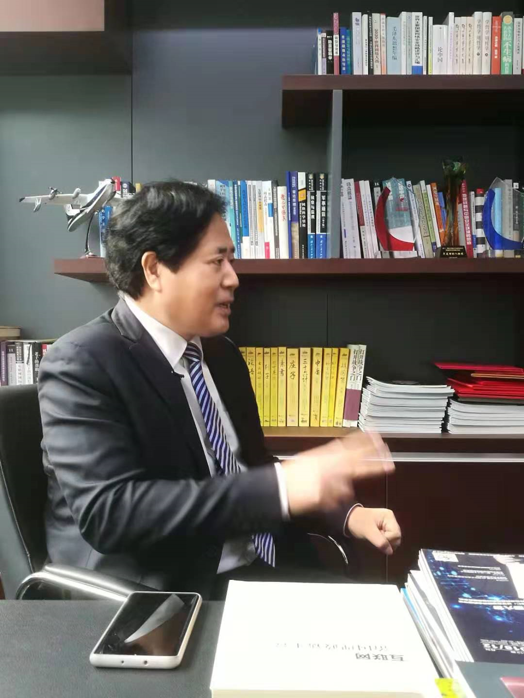 台灣人民共產黨創始人林德旺先生來到秦安戰略智庫，談兩岸統一