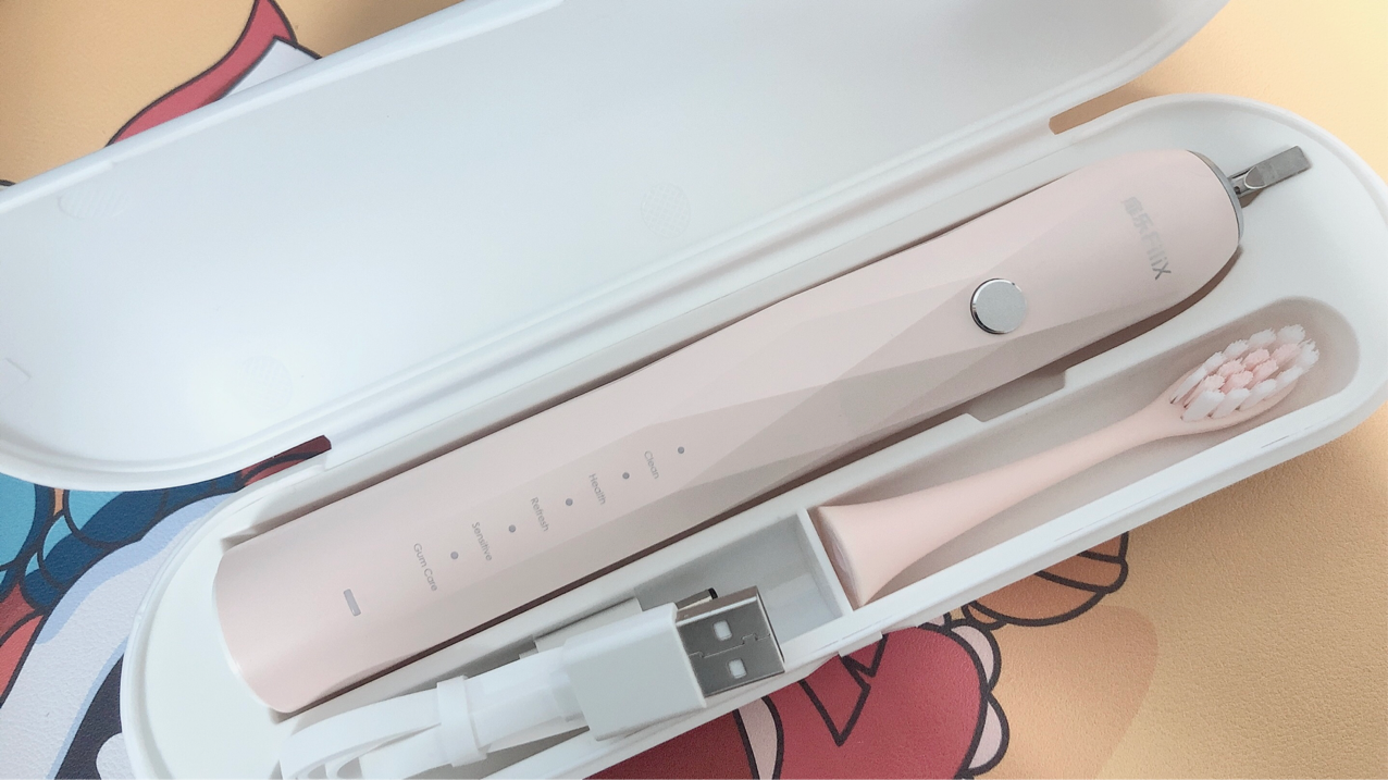 清洁度、舒适度、少女感在线—扉乐FiliX声波震动电动牙刷