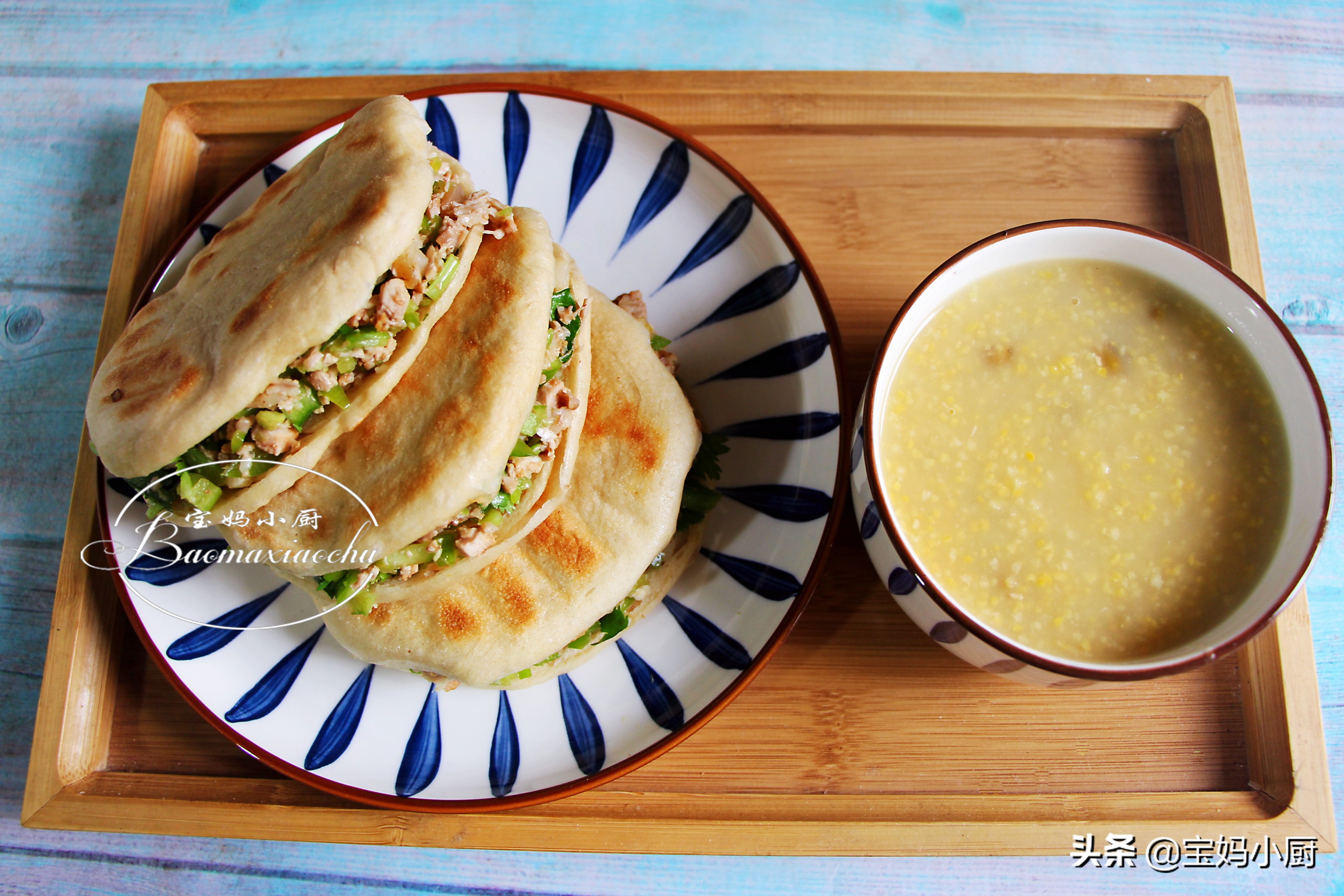 孩子超愛吃的肉夾饃，一次就成功的做法，跟買的一個味，營養味美