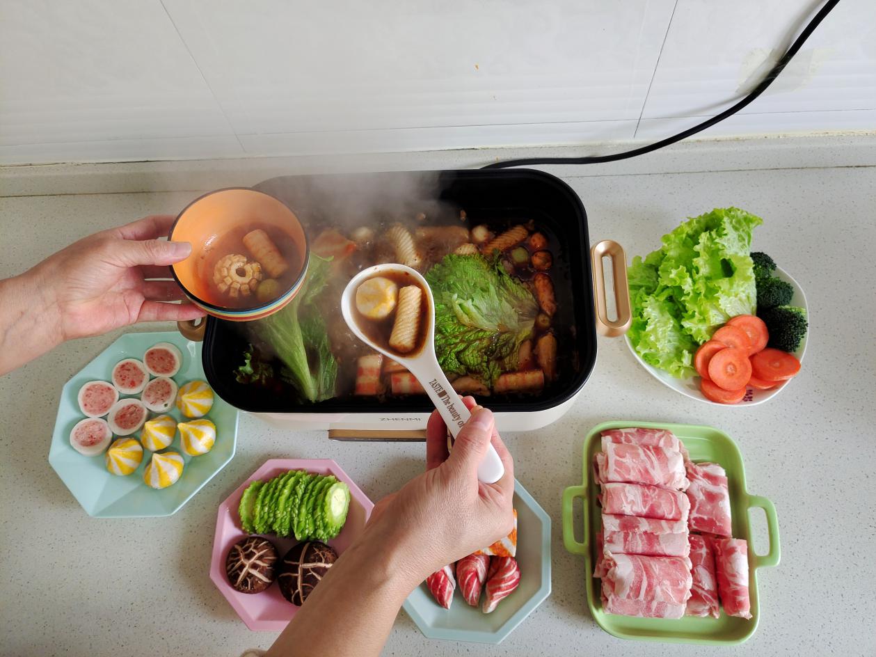 煎炒烹炸煮一锅搞定，臻米多功能料理锅让媳妇从此爱上厨房