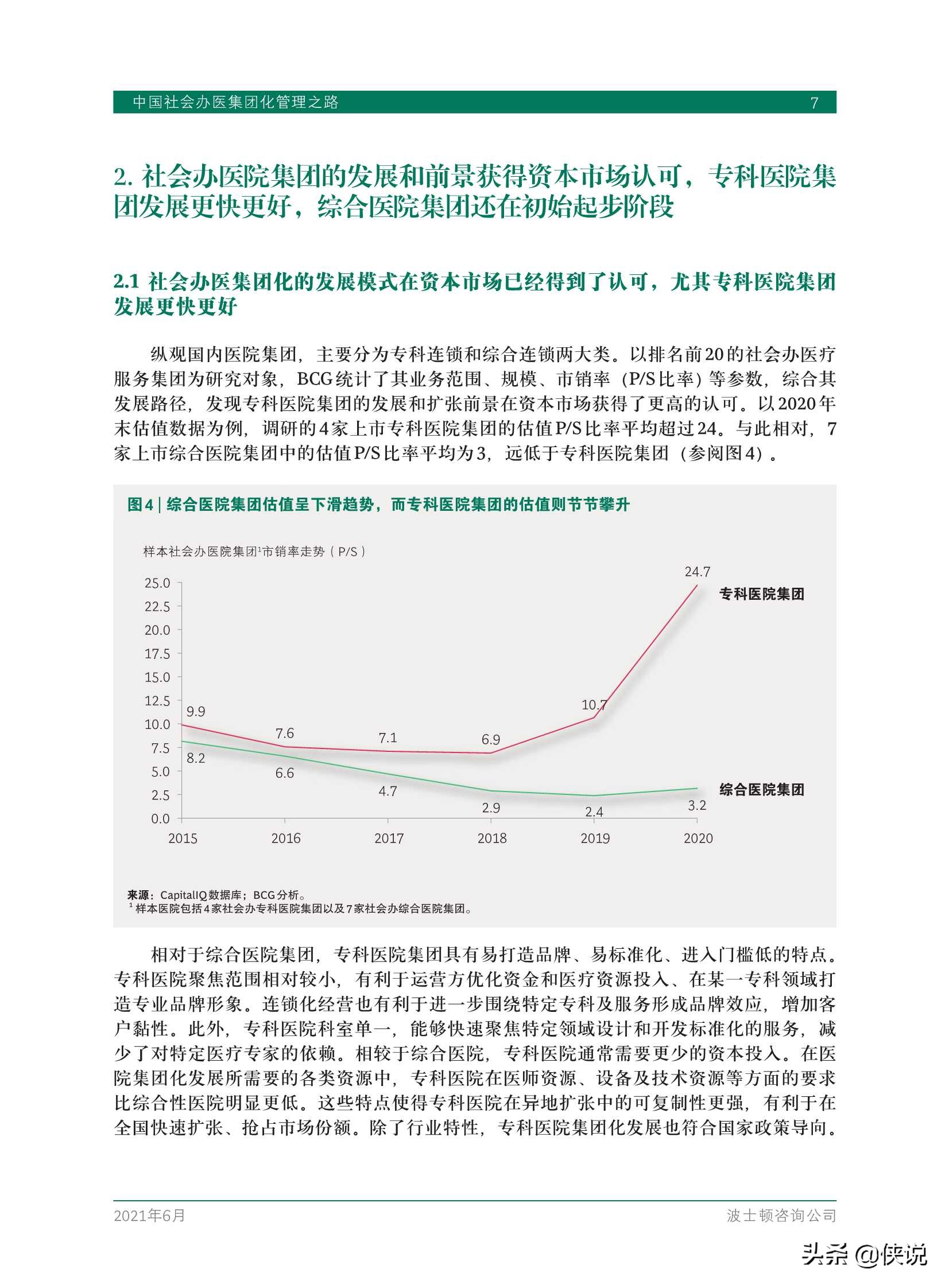 中国社会办医集团化管理之路