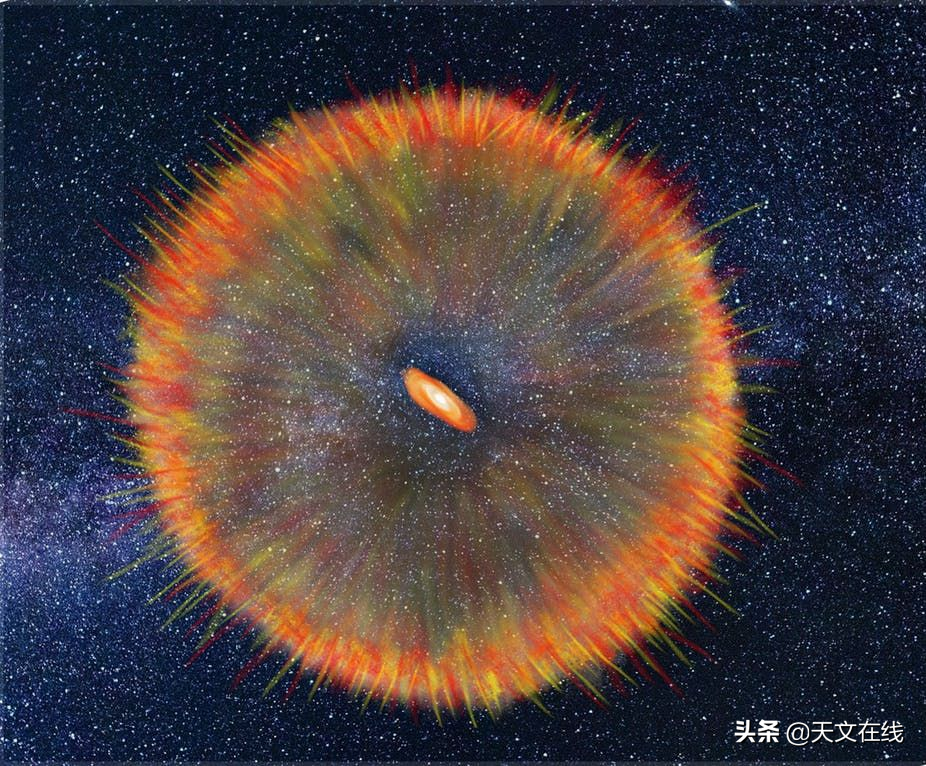 新发现，天文学家观察到了一次罕见的大质量恒星形成时的爆发活动