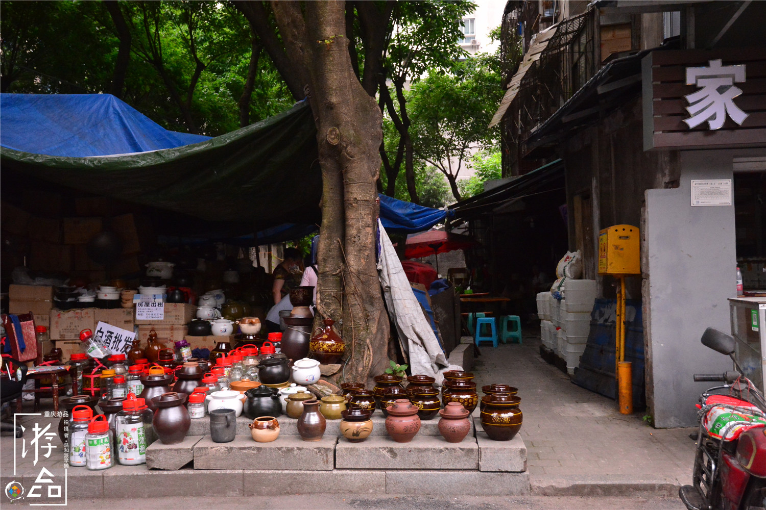 重庆九坑子回忆：穿过单巷子去大坪，“坎下茶馆”还在原地