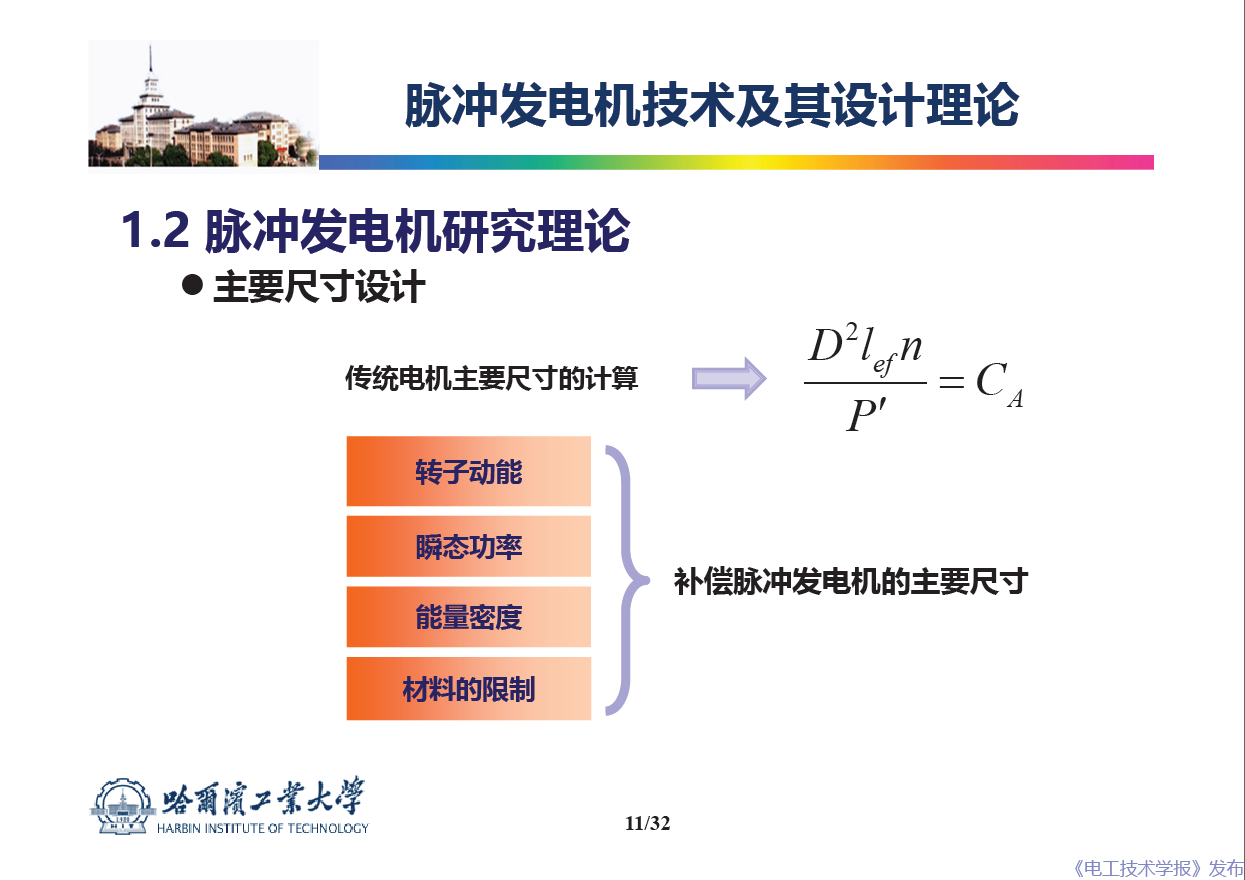 哈爾濱工業(yè)大學(xué) 吳紹朋 副教授：脈沖發(fā)電機理論與技術(shù)研究