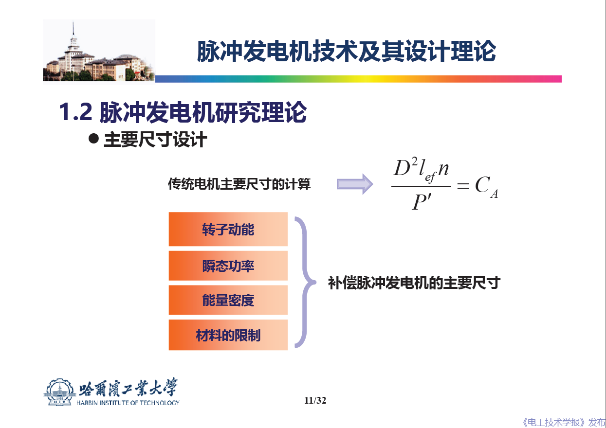 哈爾濱工業(yè)大學(xué) 吳紹朋 副教授：脈沖發(fā)電機(jī)理論與技術(shù)研究