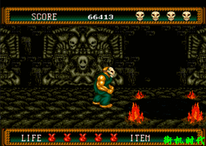 經(jīng)典街機(jī)《腐尸之屋》的前世今生，被改造成魔物的女主結(jié)局怎樣？