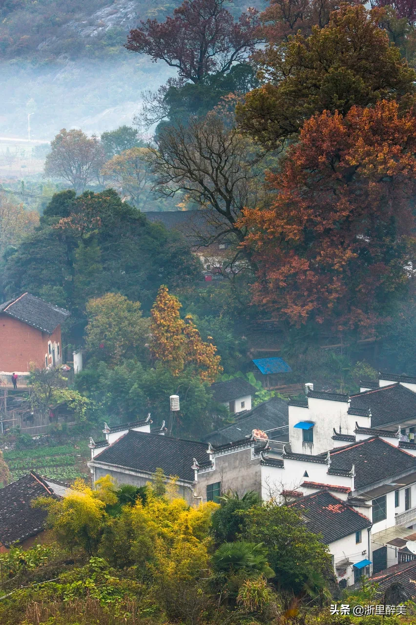 10 ancient towns with beautiful autumn colors, if you are tired, go to stay for a few days