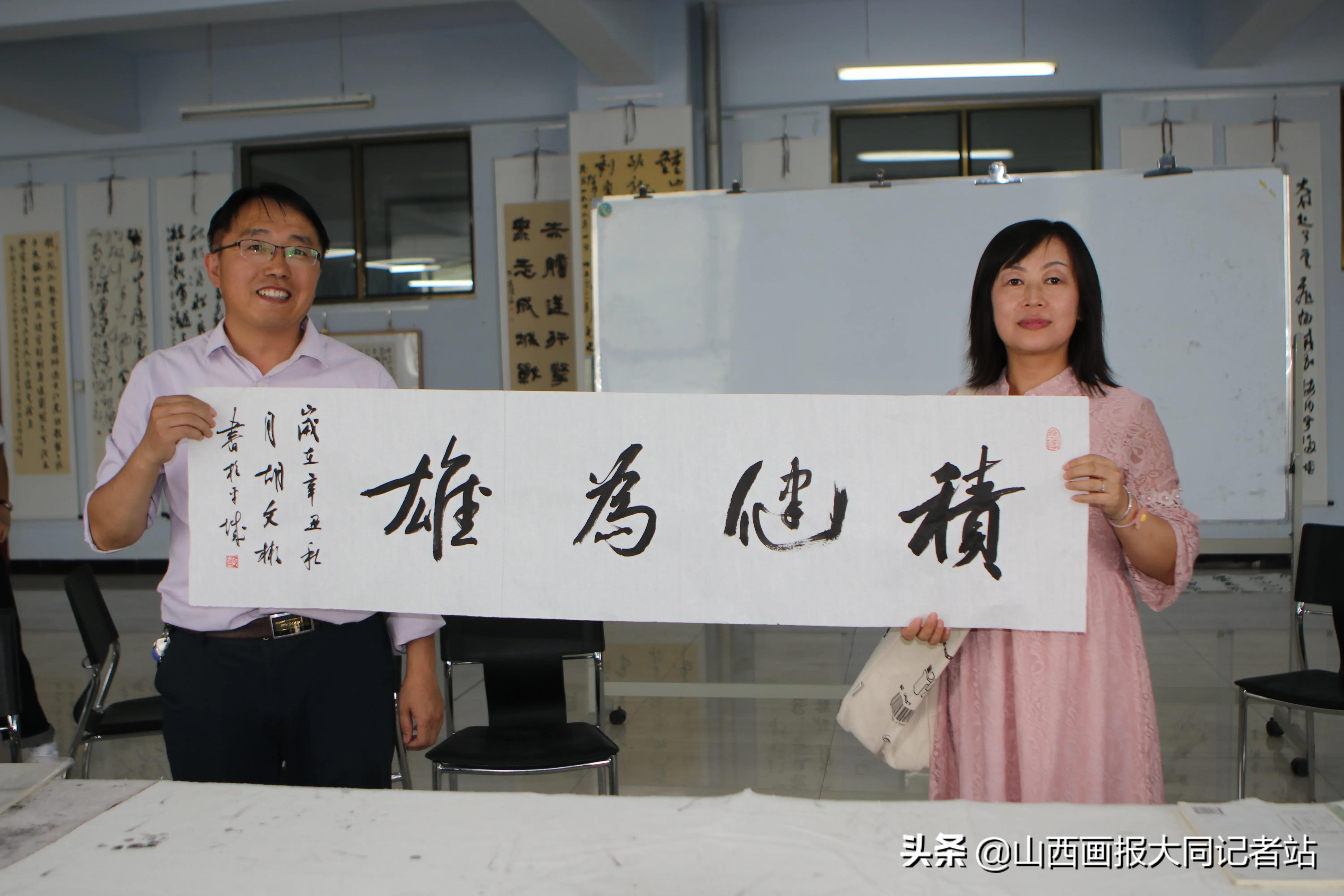 大同大学书法系助力企业文化建设