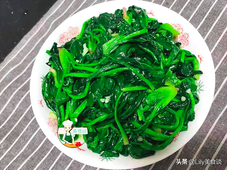 图片[9]-蒜蓉炒菠菜做法步骤图 春天吃特营养-起舞食谱网