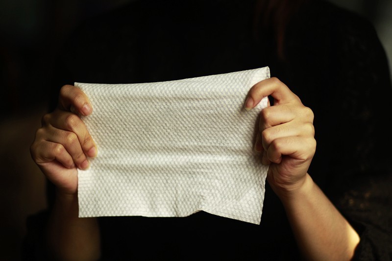 可以和毛巾说再见了 柚家抽取式洗脸巾