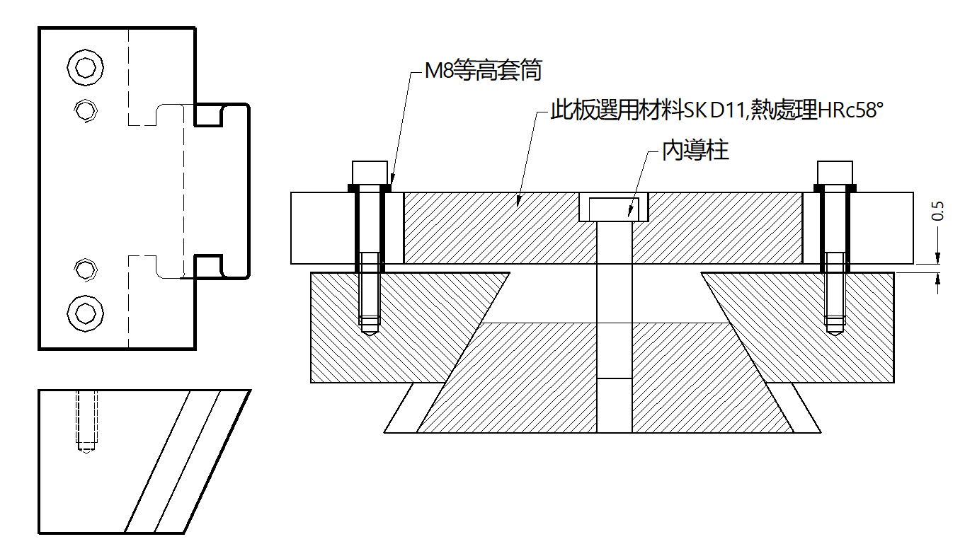 五金模具设计：通用滑块结构形式！模具滑块的设计标准！值得收藏