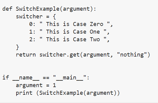 DAY3-step1 Python IF, ELSE, ELIF, 嵌套IF & Switch语句