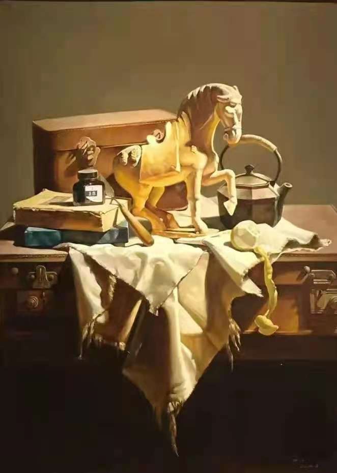 大松的静物画——读大境界中的小情趣