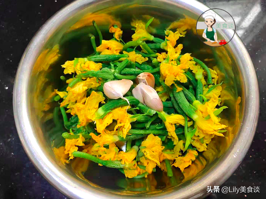 圖片[4]-蒜蓉炒黃瓜花做法步驟圖 精神飽滿過夏天-起舞食譜網