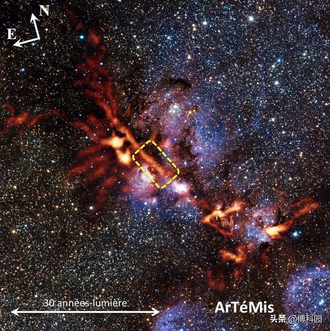 太好了，在5500光年外的猫掌星云中，发现恒星起源的新线索