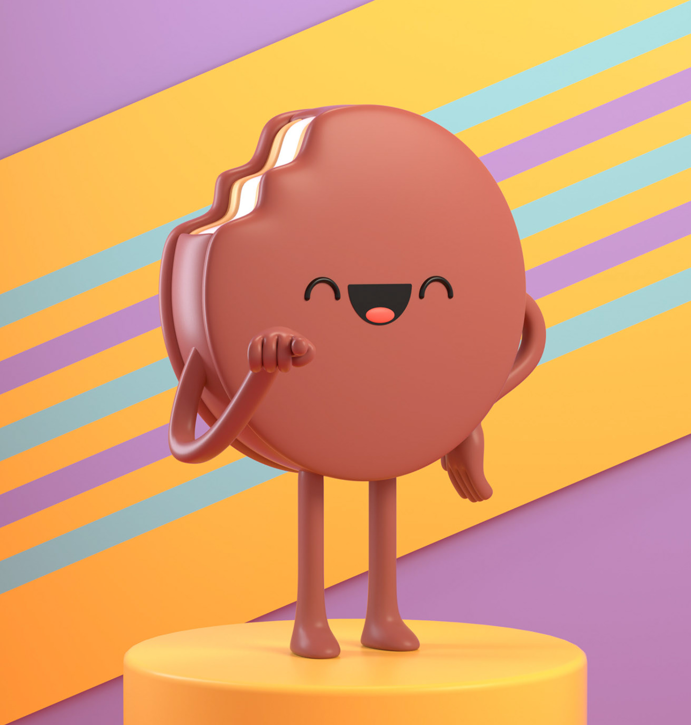 4d风格设计作品营造空间冲击力